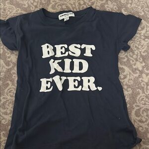 Navy Blue Kids Shirt - Best Kid Ever